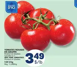 Marché Bonichoix RED VINE TOMATOES offer