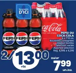 Marché Bonichoix PEPSI OR COCA-COLA offer