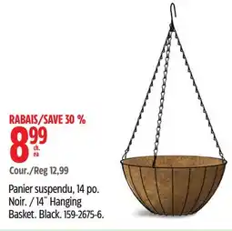 Canadian Tire 14˝ Hanging Basket offer