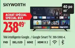 Canadian Tire Google Smart TV offer