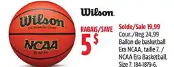 Canadian Tire Wilson NCAA Era Basketball offer