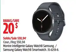 Canadian Tire Samsung Galaxy Watch8 Smartwatch offer