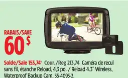 Canadian Tire Reload 4.3˝ Wireless, Waterproof Backup Cam offer