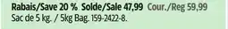 Canadian Tire SCOTTS 5kg Bag offer