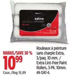 Canadian Tire Premier Extra Lint-Free Paint Rollers offer