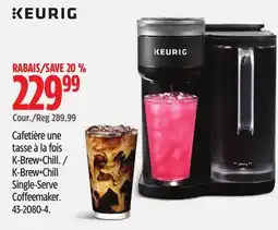 Canadian Tire KEURIG K-Brew+Chill Single-Serve Coffeemaker offer