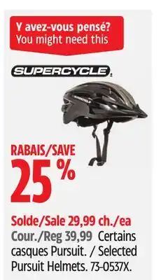 Canadian Tire Supercycle Selected Pursuit Helmets offer