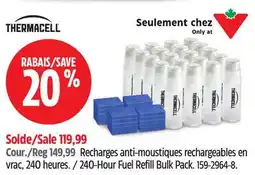 Canadian Tire Thermacell 240-Hour Fuel Refill Bulk Pack offer