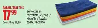 Canadian Tire SIMONIZ Microfibre Towels, 36-Pk offer