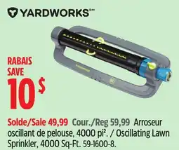 Canadian Tire Oscillating Lawn Sprinkler, 4000 Sq-Ft offer