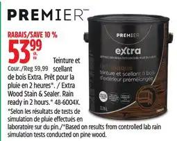 Canadian Tire Premier Extra Wood Stain & Sealer offer