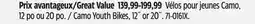 Canadian Tire Camo Youth Bikes, 12˝ or 20˝ offer