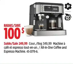 Canadian Tire All-in-One Coffee and Espresso Machine offer