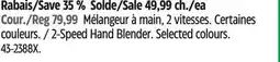 Canadian Tire KitchenAid 2-Speed Hand Blender offer