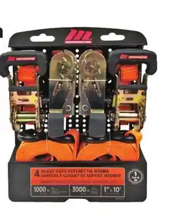 Canadian Tire 3000-lb Ratchet Tie-Downs, 10´, 4-Pk offer