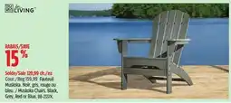 Canadian Tire For Living Muskoka Chairs offer