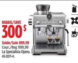 Canadian Tire DeLonghi La Specialista Opera offer