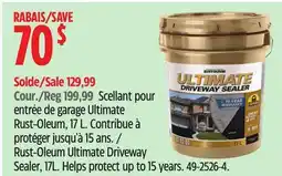 Canadian Tire Rust-Oleum Ultimate Driveway Sealer offer