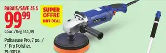 Canadian Tire 7˝ Pro Polisher offer