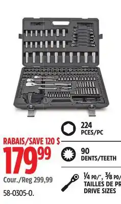 Canadian Tire MAXIMUM Professional Grade Socket Sets offer