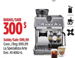 Canadian Tire De'Longhi La Specialista Arte Evo offer