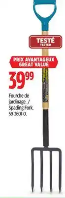 Canadian Tire Spading Fork offer
