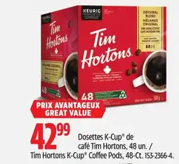 Canadian Tire Tim Hortons K-Cup Coffee Pods, 48-Ct offer