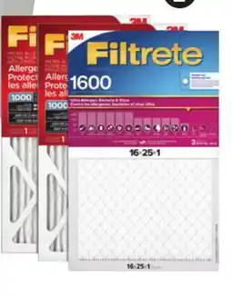 Canadian Tire 3M Filtrete Furnace Filters offer