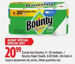 Canadian Tire Bounty Paper Towels offer