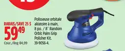 Canadian Tire Simoniz 8'' Random Orbit Palm Grip Polisher Kit offer