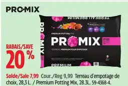 Canadian Tire Pro-mix Premium Potting Mix offer
