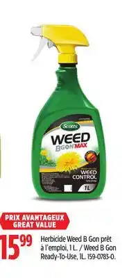 Canadian Tire Scotts Weed B Gon Ready-To-Use offer