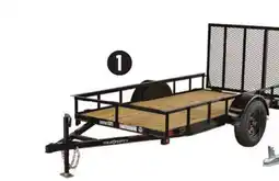 Canadian Tire Utility Trailer with Gate offer