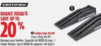 Canadian Tire Sedan Ramps offer