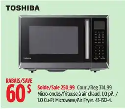 Canadian Tire 1.0 Cu-Ft Microwave/Air Fryer offer