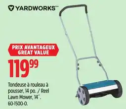 Canadian Tire Yardworks Reel Lawn Mower offer