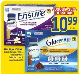 Uniprix ENSURE, GLUCERNA Substituts de repas sélectionnés / Selected meal replacements offer
