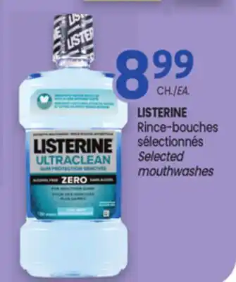Uniprix LISTERINE Rince-bouches sélectionnés / Selected mouthwashes offer