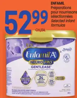 Uniprix ENFAMIL Préparations pour nourrissons sélectionnées/Selected infant formulas offer