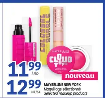 Uniprix MAYBELLINE NEW YORK Maquillage sélectionné / Selected makeup products offer