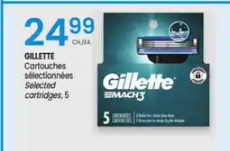 Uniprix GILLETTE Cartouches sélectionnées / Selected cartridges offer