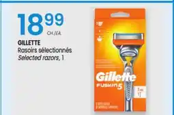 Uniprix GILLETTE Rasoirs sélectionnés / Selected razors offer