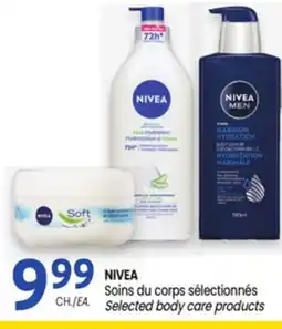 Uniprix NIVEA Soins du corps sélectionnés / Selected body care products offer