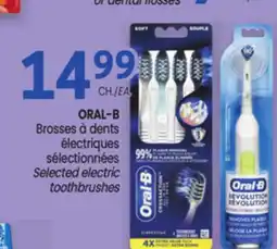 Uniprix ORAL-B Brosses à dents électriques sélectionnées /Selected electric toothbrushes offer