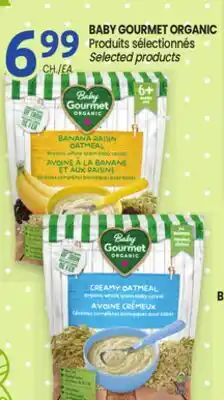 Uniprix BABY GOURMET ORGANIC Produits sélectionnés /Selected products offer