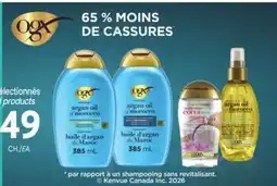 Uniprix Ogx Produits Sélectionnés/Selected Products offer