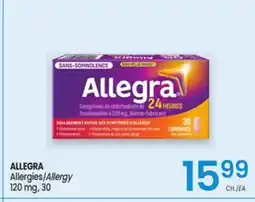 Uniprix ALLEGRA Allergies/Allergy 120 mg offer
