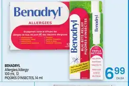 Uniprix BENADRYL Allergies/Allergy offer
