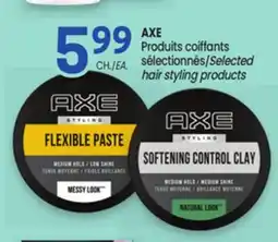Uniprix AXE Produits coiffants sélectionnés/Selected hair styling products offer