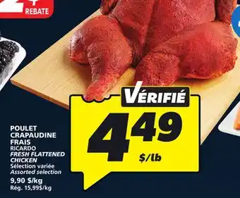 IGA RICARDO FRESH FLATTENED CHICKEN offer